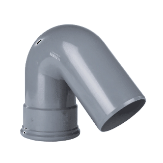 Pipelife hwa sifon bocht 135gr 110mm m/s grijs